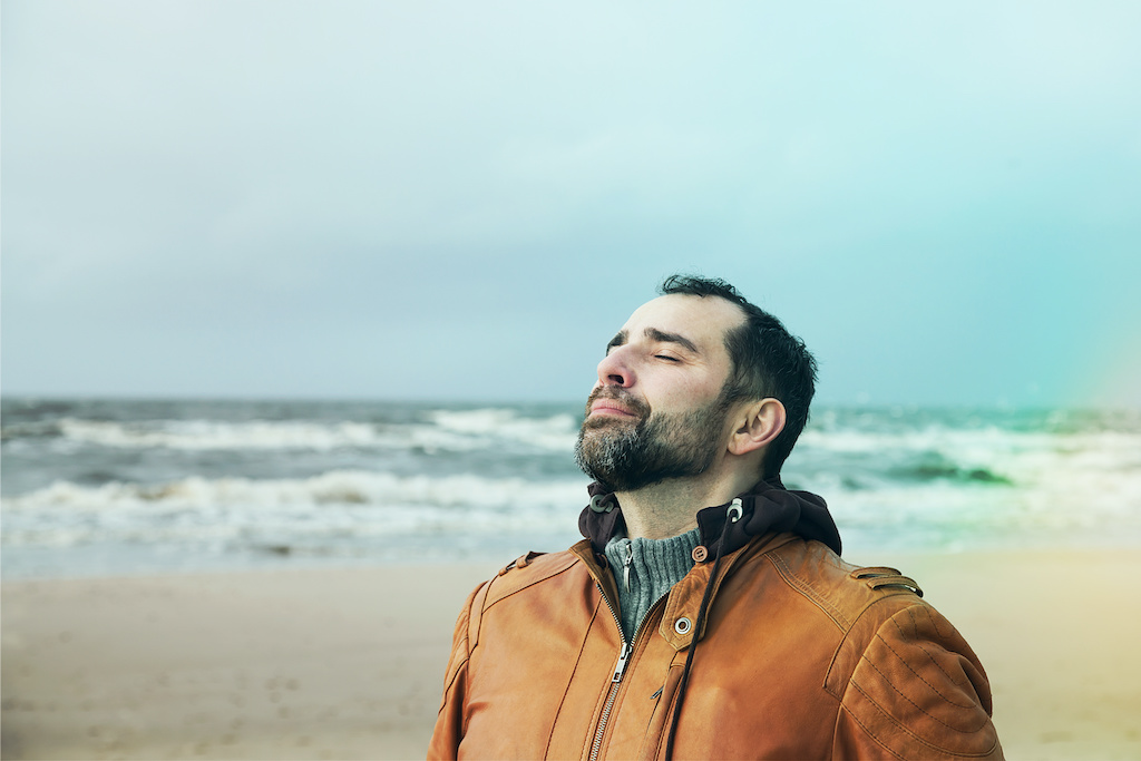 Deep breathing combats stress