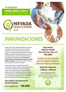 Childhood Immunization Flyer - spanish